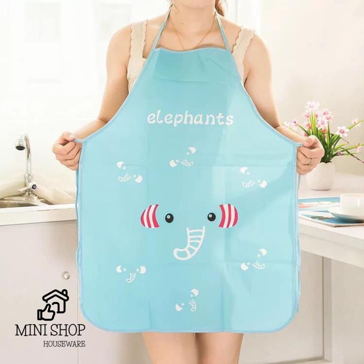 Tạp Dề Nấu Bếp Cute Chống Thấm Loại Mỏng 50x70 Cm