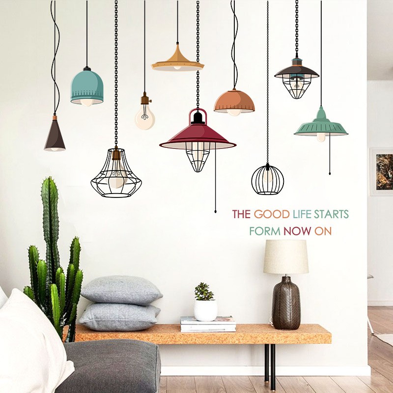 Decal dán tường, tranh dán tường, tranh trang trí decor phòng nhiều mẫu lựa chọn - Mẫu 6