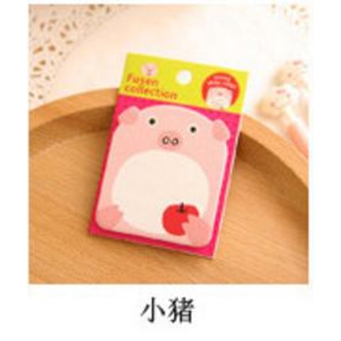 Giấy Dán Ghi Chú Đánh Dấu Trang Sách Hình Động Vật Hoạt Hình