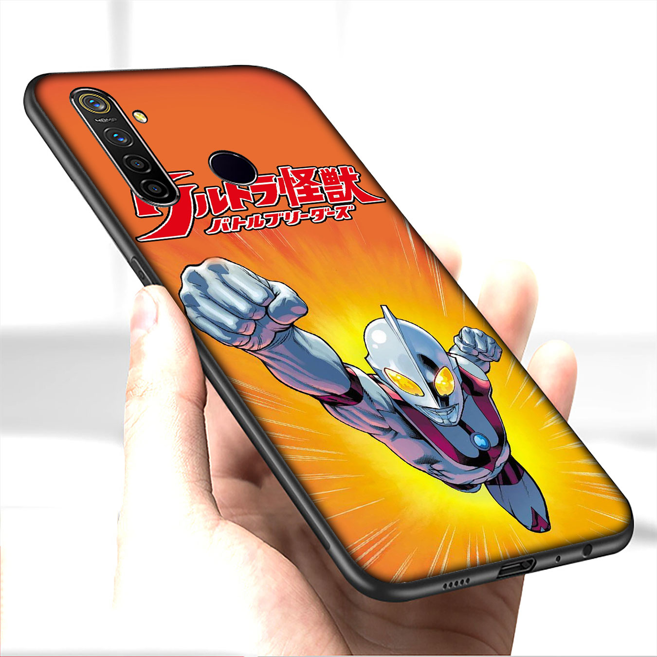 ULTRAMAN Ốp Điện Thoại Silicon Mềm Hình Siêu Nhân Cho Samsung Galaxy A9 A8 A7 A6 Plus J8 2018 + A21S A70 M20 A6 + A8 + 6plus