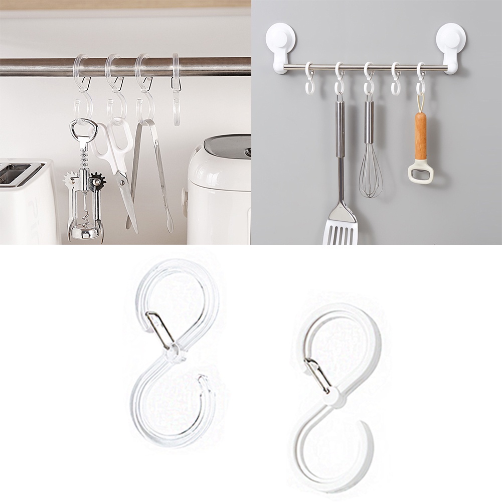 Móc Treo Đồ Bằng Nhựa Hình Chữ S Tiện Dụng