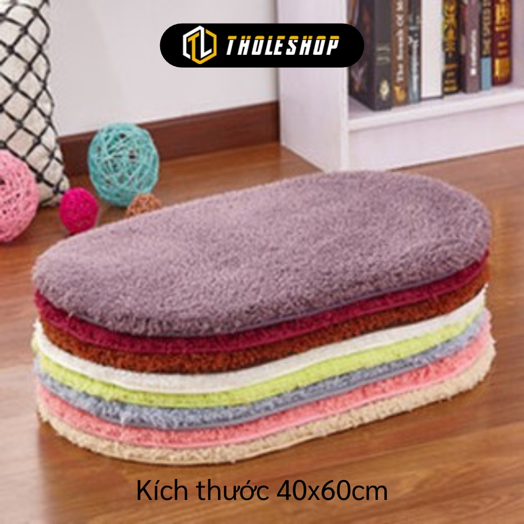 Thảm Lông - Thảm Lau Chân 40x60cm Bông Mịn, Thấm Hút Tốt Trang Trí Nhà Cửa 6739