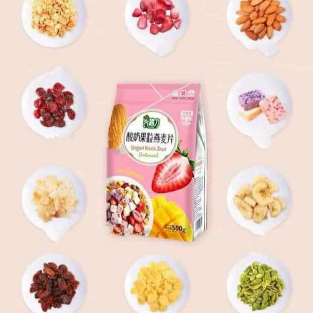 Ngũ cốc ăn Yogurt Fruit Oatmeal