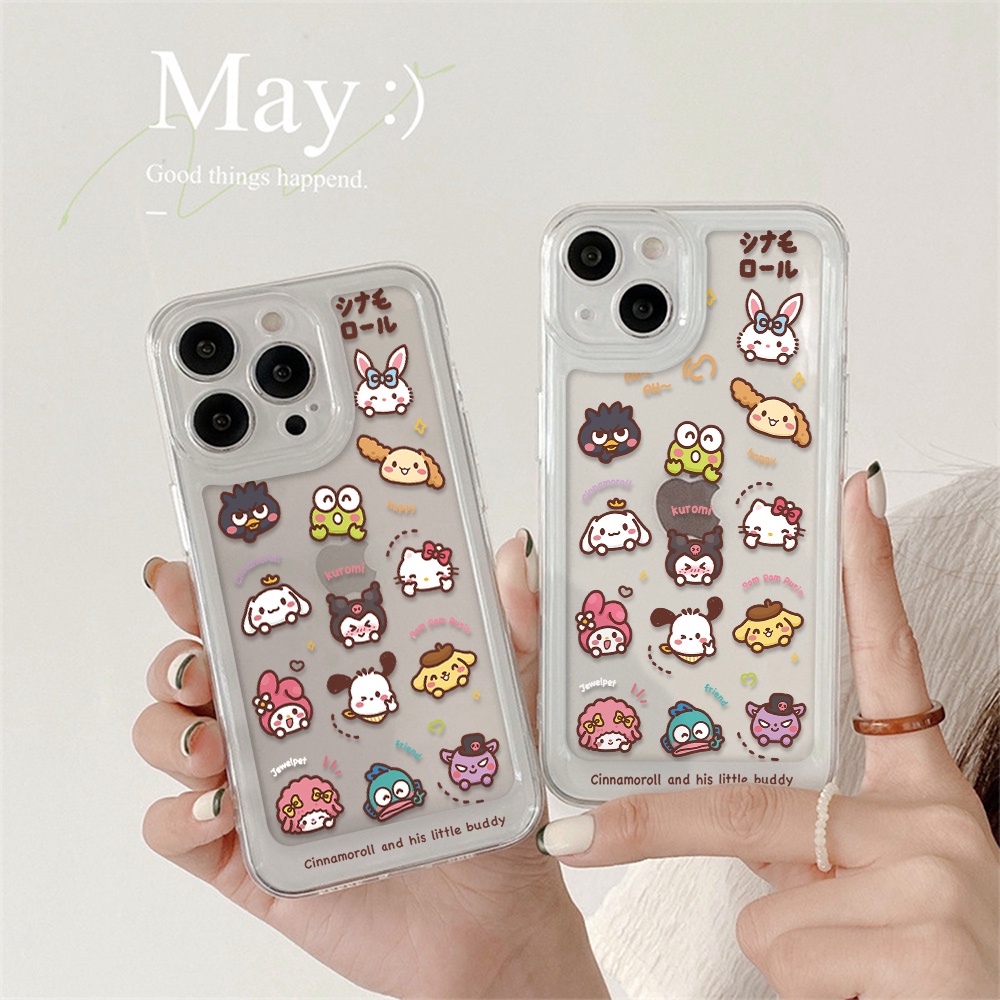 Ốp Điện Thoại Mềm Trong Suốt Chống Sốc In Họa Tiết Cho iPhone 11 13 12 X XS Pro Max XR 12 13