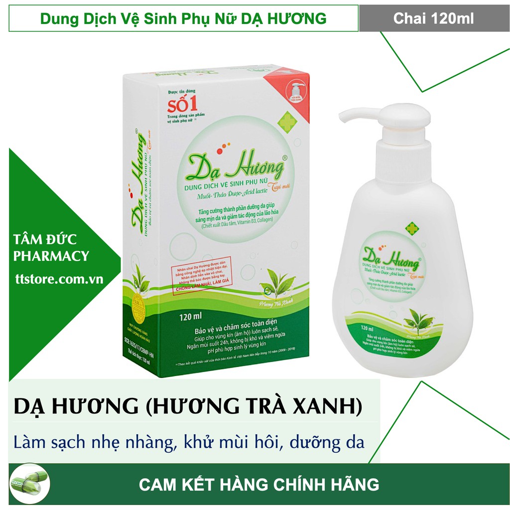 DẠ HƯƠNG [Chai 120ml - Có vòi] - Dung dịch vệ sinh phụ nữ