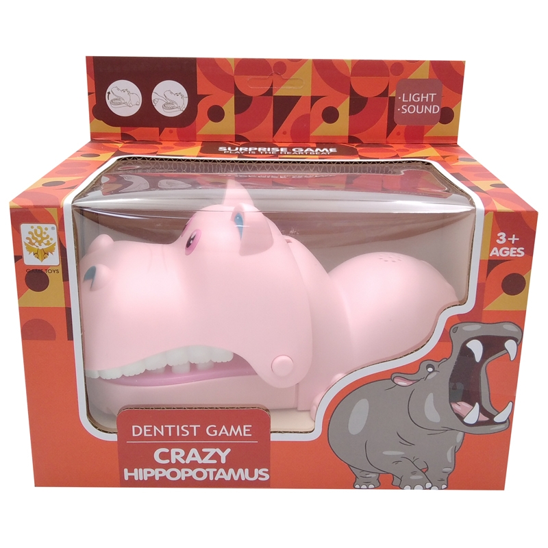 Khám Răng Hà Mã 85113 (Có Đèn & Nhạc) - Màu Hồng