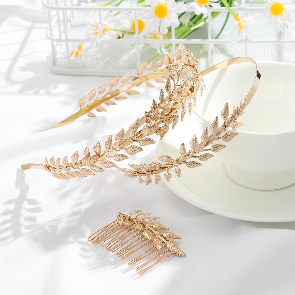 Lược Cài Tóc Hình Vương Miện Phong Cách Vintage Cho Cô Dâu