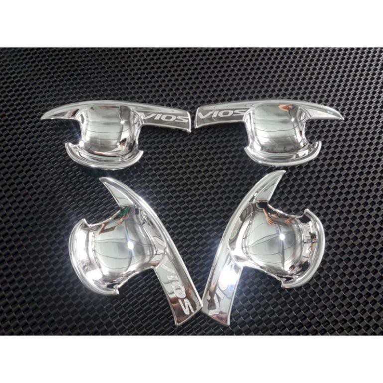 Bộ 4 ốp tay nắm và hõm cửa xe Vios 2009-2013