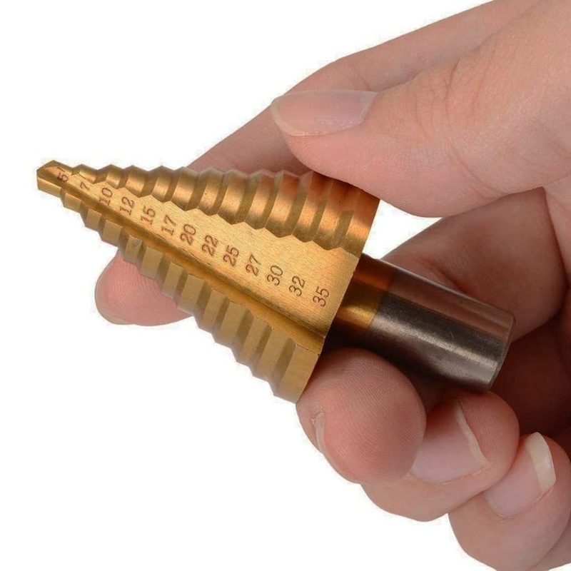 Mũi Khoan Lỗ 5-35mm HSS Mạ Titan Cao Cấp