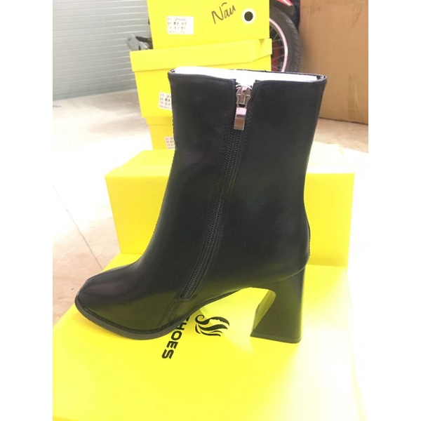 Boot 9789 kem và đen | BigBuy360 - bigbuy360.vn