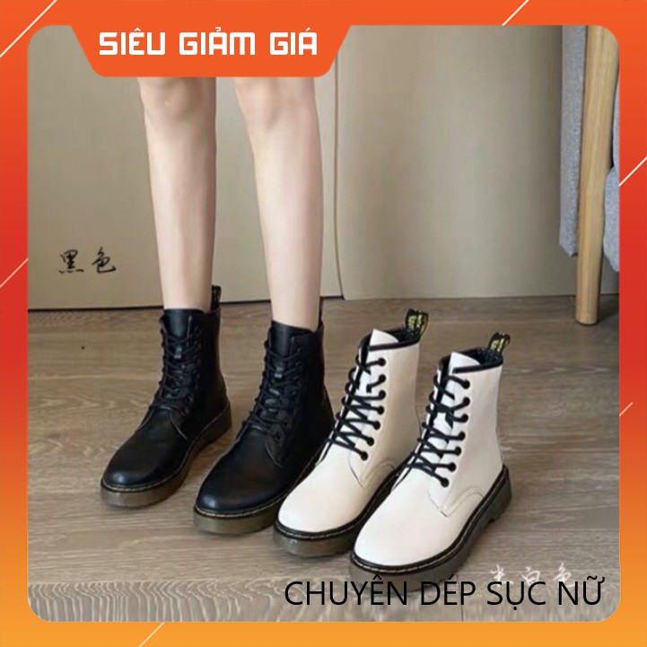 Giày ulzzang dáng Martins cao cổ đế trong ( có ảnh thật cuối)