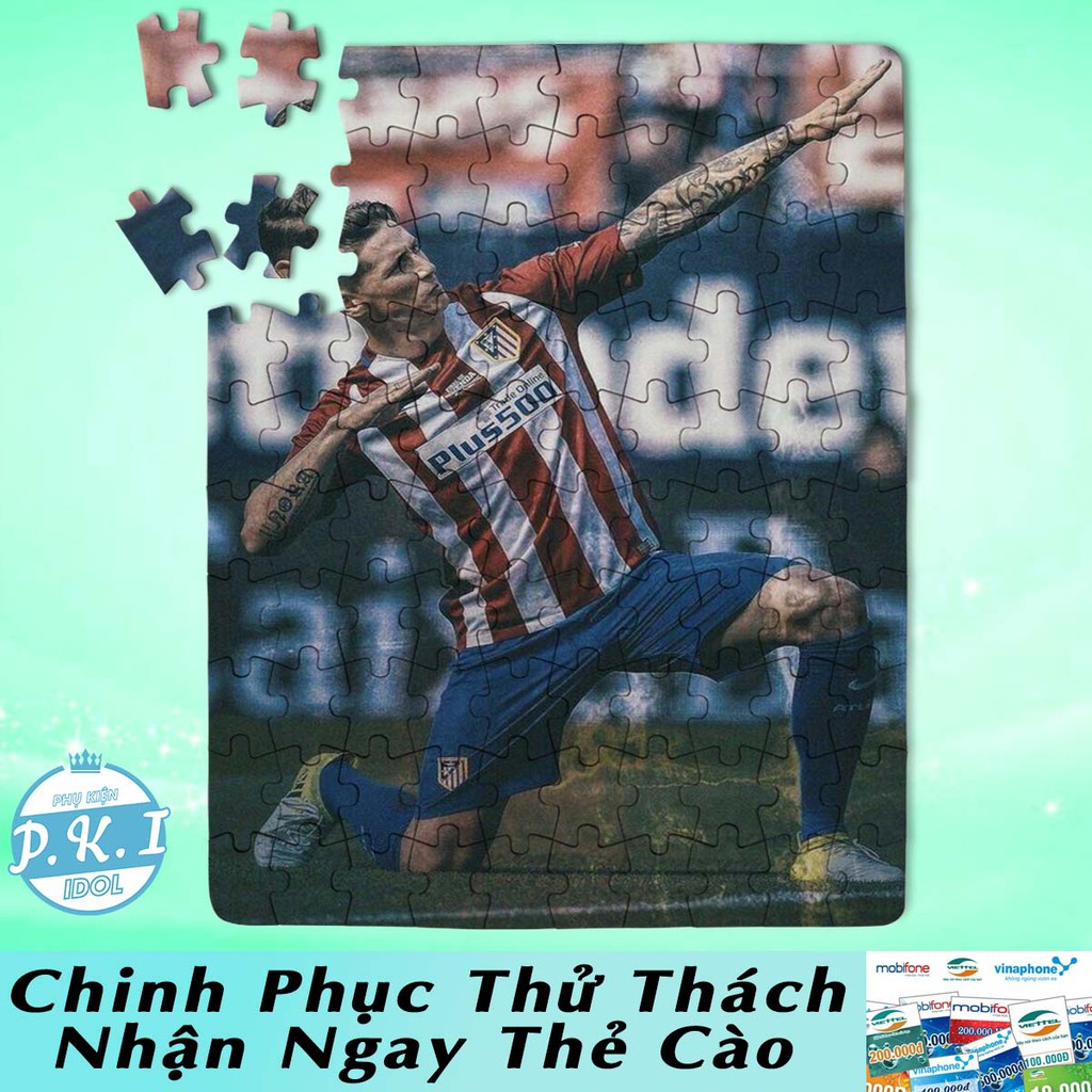 HÀNG XUẤT KHẨU - Tranh Ghép Hình Fernando Torres - Sát Thủ El Niño 1 Thời / Tặng Thẻ Cào Cho Khách Ghép Thành Công