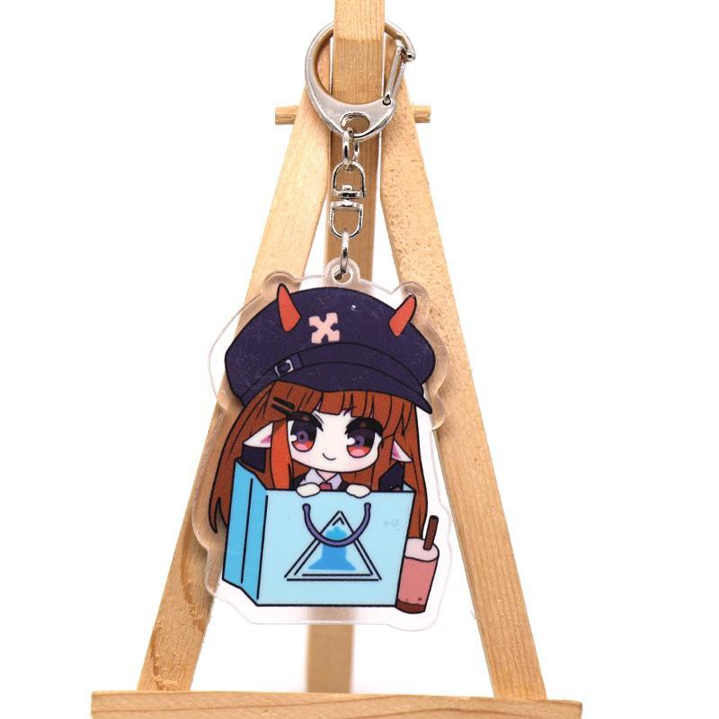 ( Mica trong acrylic) Móc khóa Arknights ver ShoppingBag in hình anime chibi