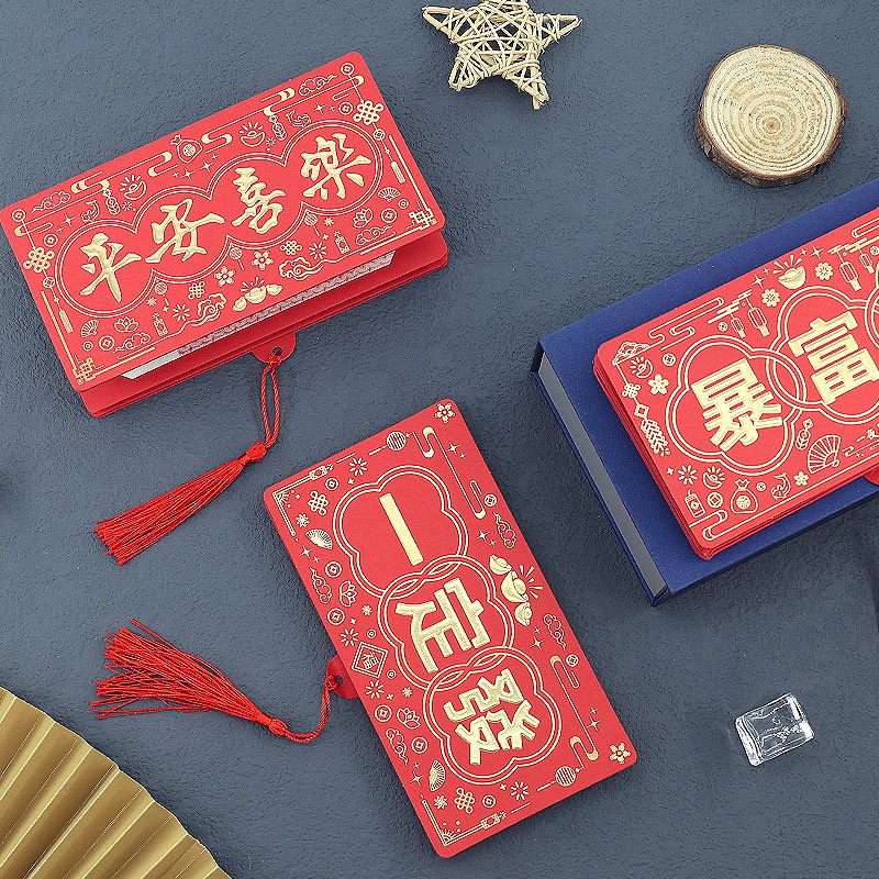 Bao lì xì năm mới 2023 màu đỏ độc đáo