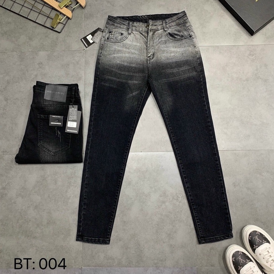 Quần jean nam đen CAO CẤP chất bò co giãn-form chuẩn-trẻ trung-AHFASHION