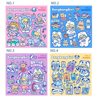 Stickers Bé Gái Vui Nhộn