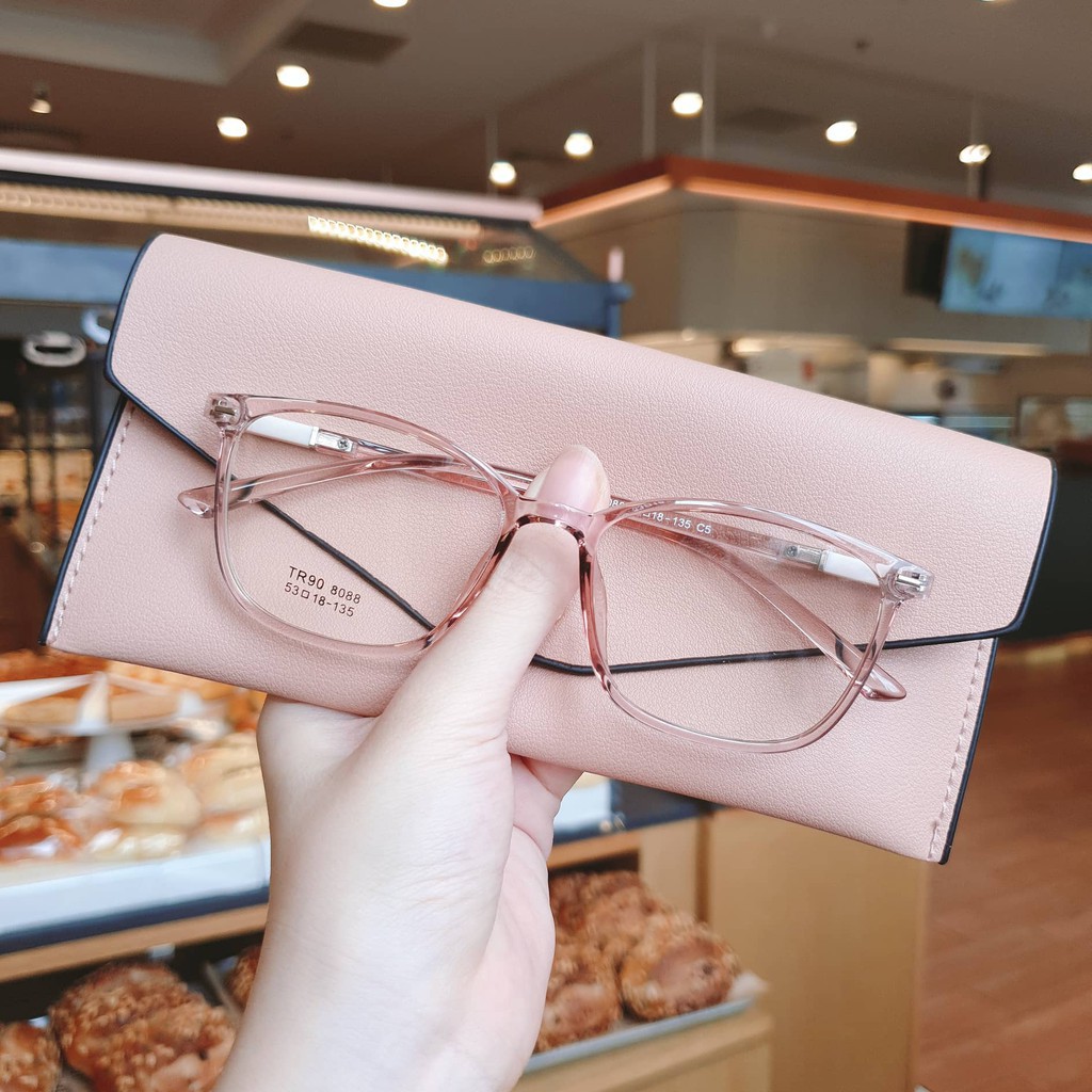 Sỉ Gọng Kính Dẻo Mắt Vuông 8088 Màu Hồng
