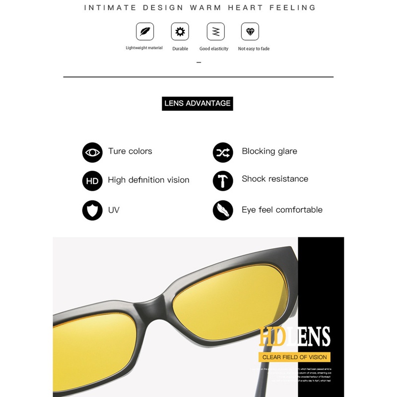 Kính Mát Tròng Trong Suốt Phong Cách Âu Mỹ Cá Tính