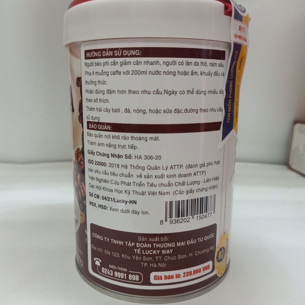 Caffe Giảm Cân Macca Collagen Slim Giúp Tăng Cường Chuyển Hóa Chất Béo, Làm Tiêu Tan Mỡ Thừa,Giảm Cân Hiệu Quả, An Toàn