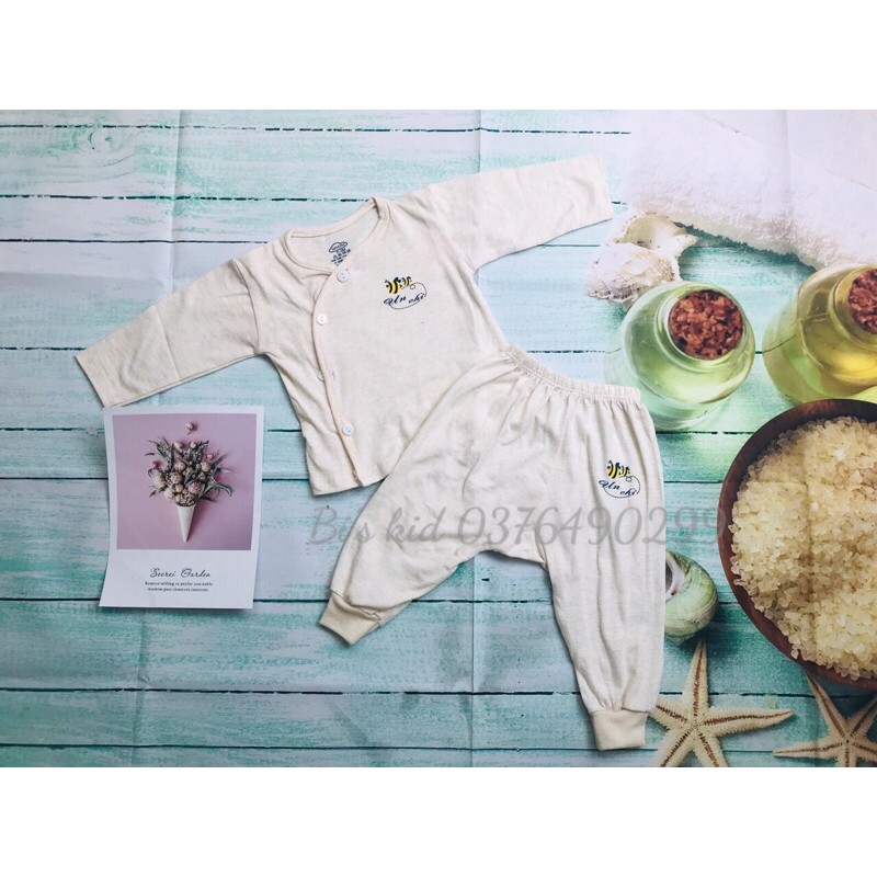 Quần áo trẻ emFREESHIPQuần áo Unchi sơ sinh chất cotton thông hơi 3-9Kg