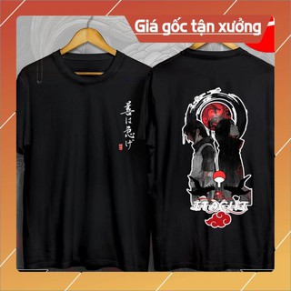 ÁO ĐẸP🔥SIÊU SALE🔥 Áo thun áo phông Itachi Sasuke - Áo Naruto siêu ngầu giá siêu rẻ nhất vịnh bắc bộ