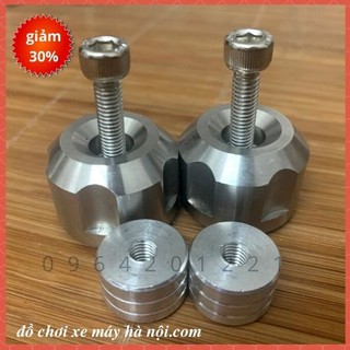 [Tặng cốt giữ gù] Gù inox 304 cắt nguyên khối chống rung tay lái nặng 250gr