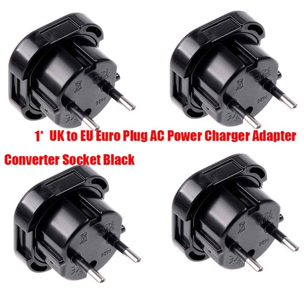 Adapter Chuyển Đổi UK Sang EU AC 2 Pin Chất Lượng Cao