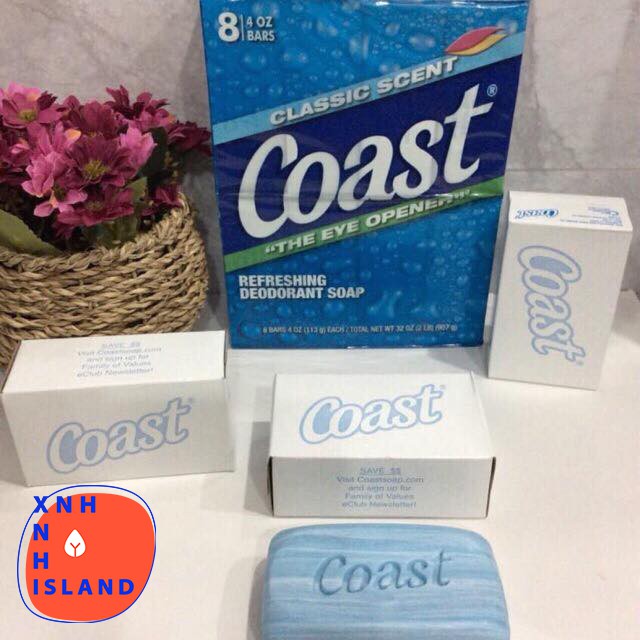 Xà phòng Khử Mùi & Làm Sạch Da Coast Deodorant Soap Mỹ - 113g