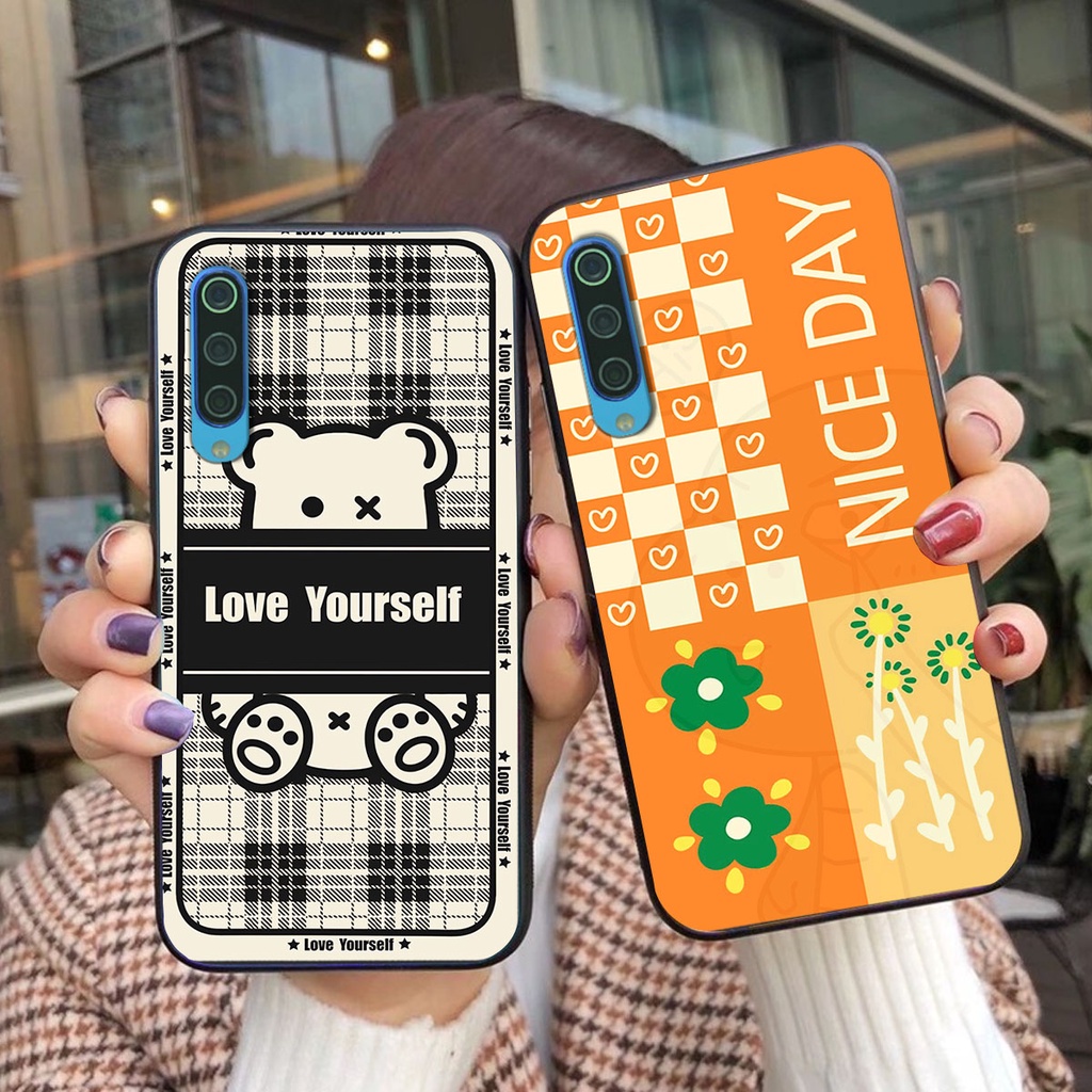 Ốp lưng Xiaomi MI 9 / MI 9 SE happy day, gấu bear dễ thương - BỀN - ĐẸP -BAO GIÁ TOÀN THỊ TRƯỜNG