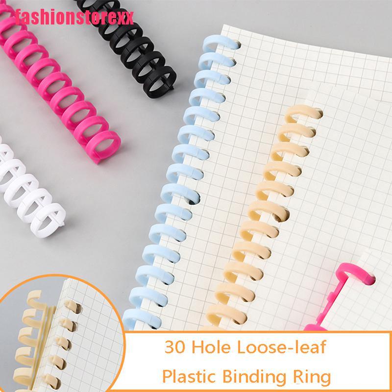 Vòng Xoắn Lò Xo 30 Lỗ Bằng Nhựa Cho A4 A5 A6