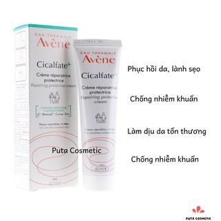 Kem dưỡng Avene Cicalfate giúp liền sẹo, phục hồi da