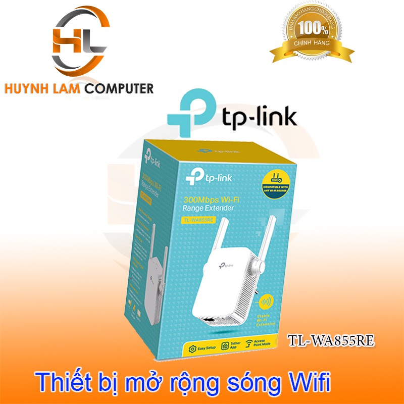 [Mã ELORDER5 giảm 10K đơn 20K] Bộ kích sóng WiFi TPLink WA 855RE chính hãng FPT phân phối