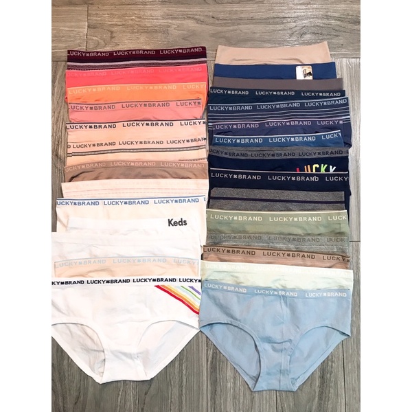 Quần lót nữ Lucky Brand chất cotton dệt