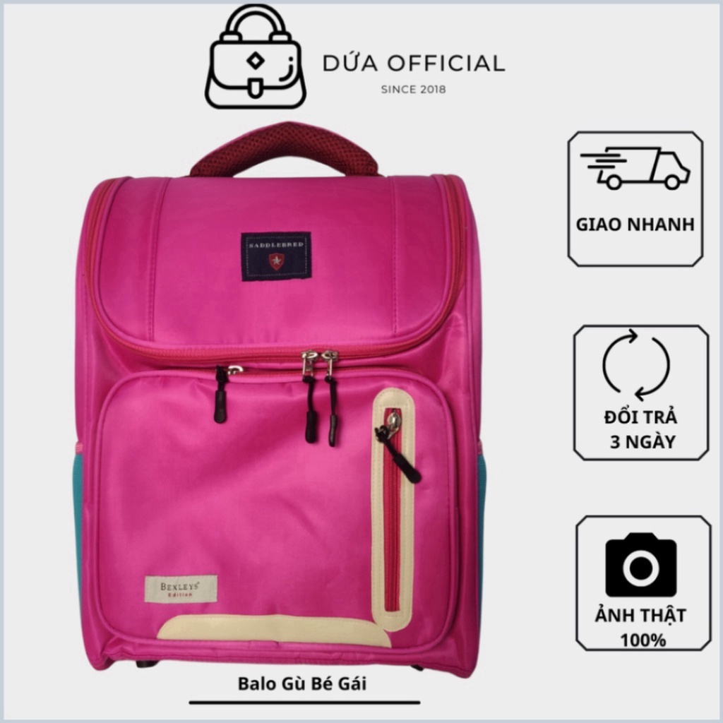 Balo học sinh tiểu học chống gù chính hãng cho bé trai và bé gái size 40cm - Balo trẻ em TD012 - Dứa Official