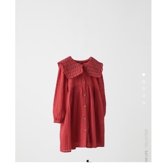 [zara auth] Váy Thu Đông bé gái Zara