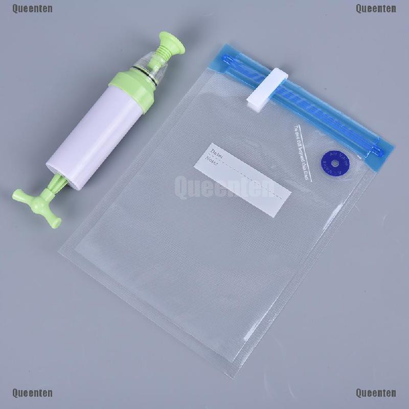 Set 11 Túi Nhựa Hút Chân Không Bảo Quản Thực Phẩm