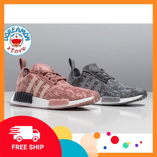 [SALE + FREESHIP] Giày Sneaker nữ Adidas NMD R1 Raw Pink Pack