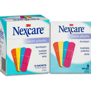 Băng cá nhân màu chống thấm nước neon Nexcare