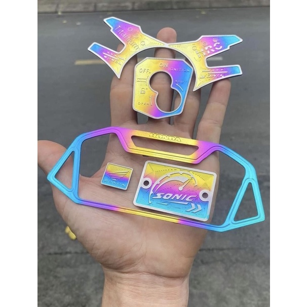 COMBO 5 TEM TITAN CHÍNH HÃNG DÁN GIDONG SONIC CỰC NGẦU