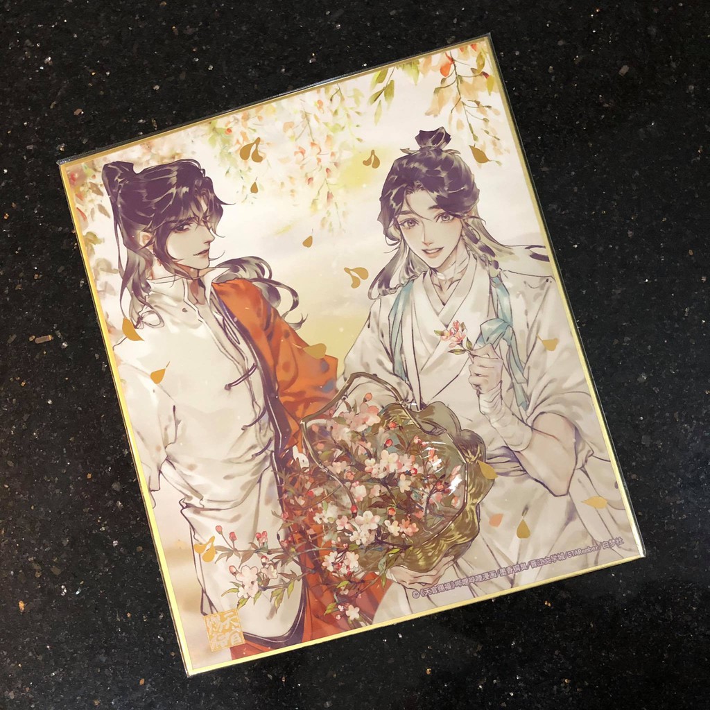 [Có sẵn] 6 mẫu Shikishi Thiên Quan Tứ Phúc manhua STARember minh họa, chính hãng Bilibili