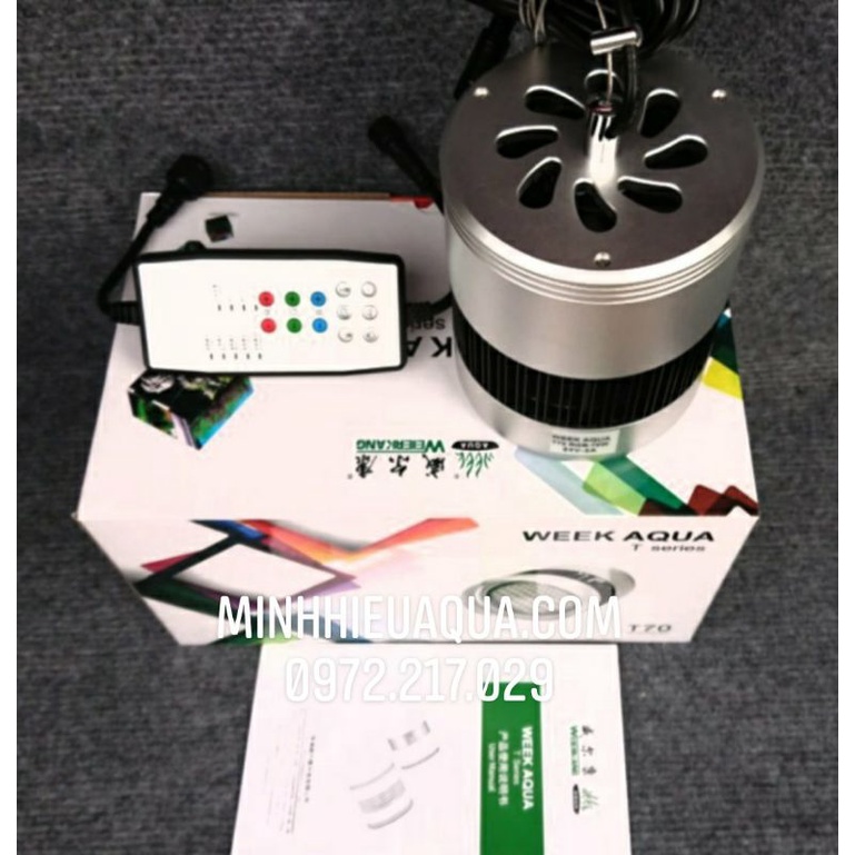 Đèn Week T-70 RGB 70w  Đèn Week T70 pro Chưa gồm giá treo đèn