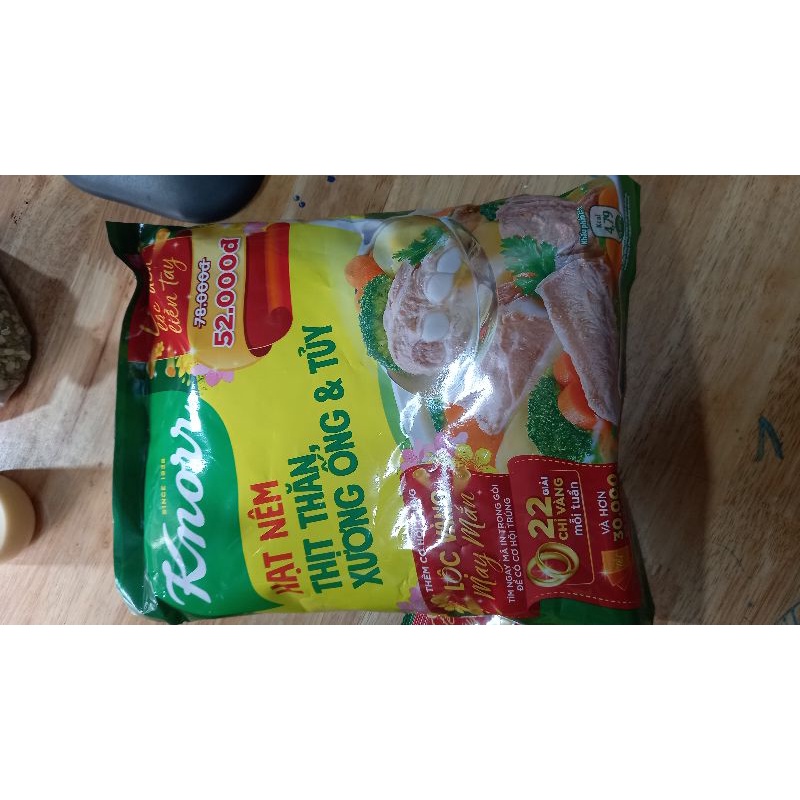 HẠT NÊM KNOR GÓI 900G mẫu tết tri ân người tiêu dùng
