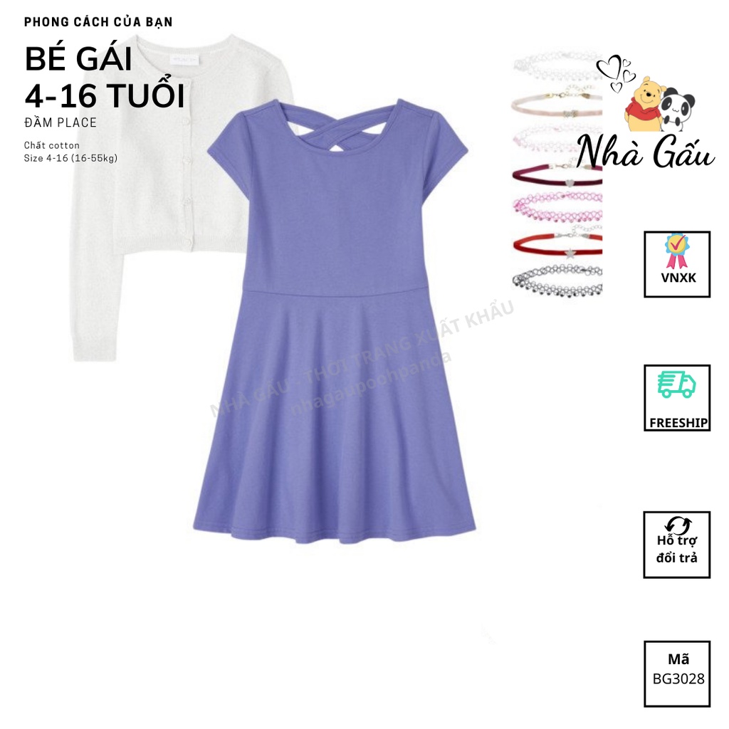 Đầm đôi mẹ con PLACE cho bé và mẹ BG2253