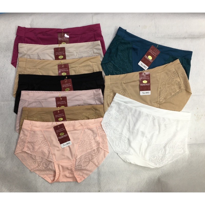 10 Quần lót nữ su phối gấm ép (3052) ĐL Hiệu Thịnh Phát.