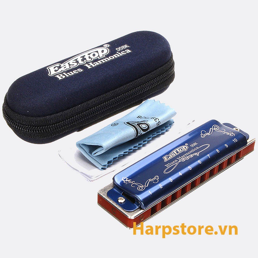 Kèn Harmonica diatonic Easttop T008K Paddy Richter - Key C A G