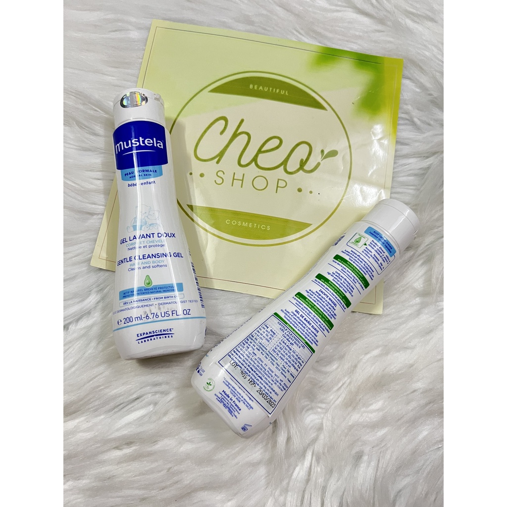 Sữa Tắm Gội Cho Em Bé Mustela 200ml