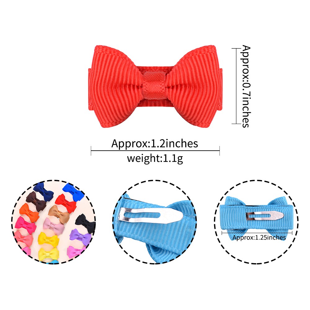 KIDSBOWS Kẹp tóc KIDSBOWS đính nơ ruy băng mini xinh xắn dành cho bé gái