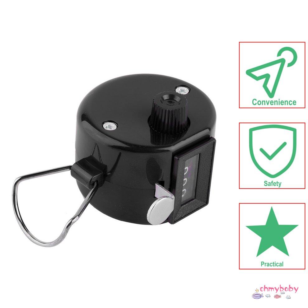 4 chữ số Cầm tay Số đếm Bộ đếm Thủ công Palm Clicker Số Đếm Golf [8/16]