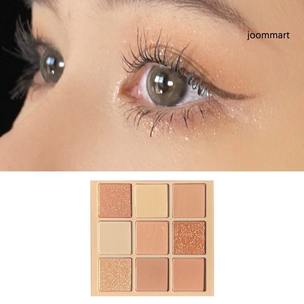 [Hàng mới về] Bảng phấn mắt 9 màu có sắc tố cao dùng trang điểm khi đi dự tiệc | BigBuy360 - bigbuy360.vn
