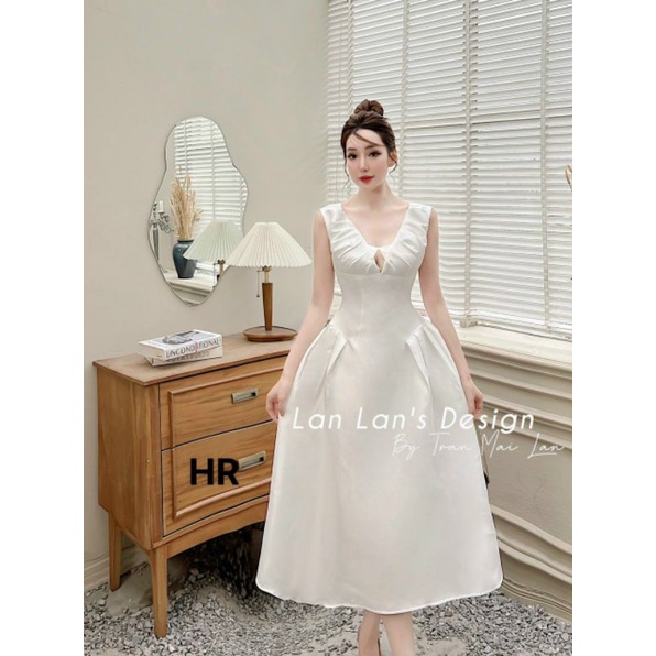 Váy xòe xếp Ly Đầm xòe xếp Ly